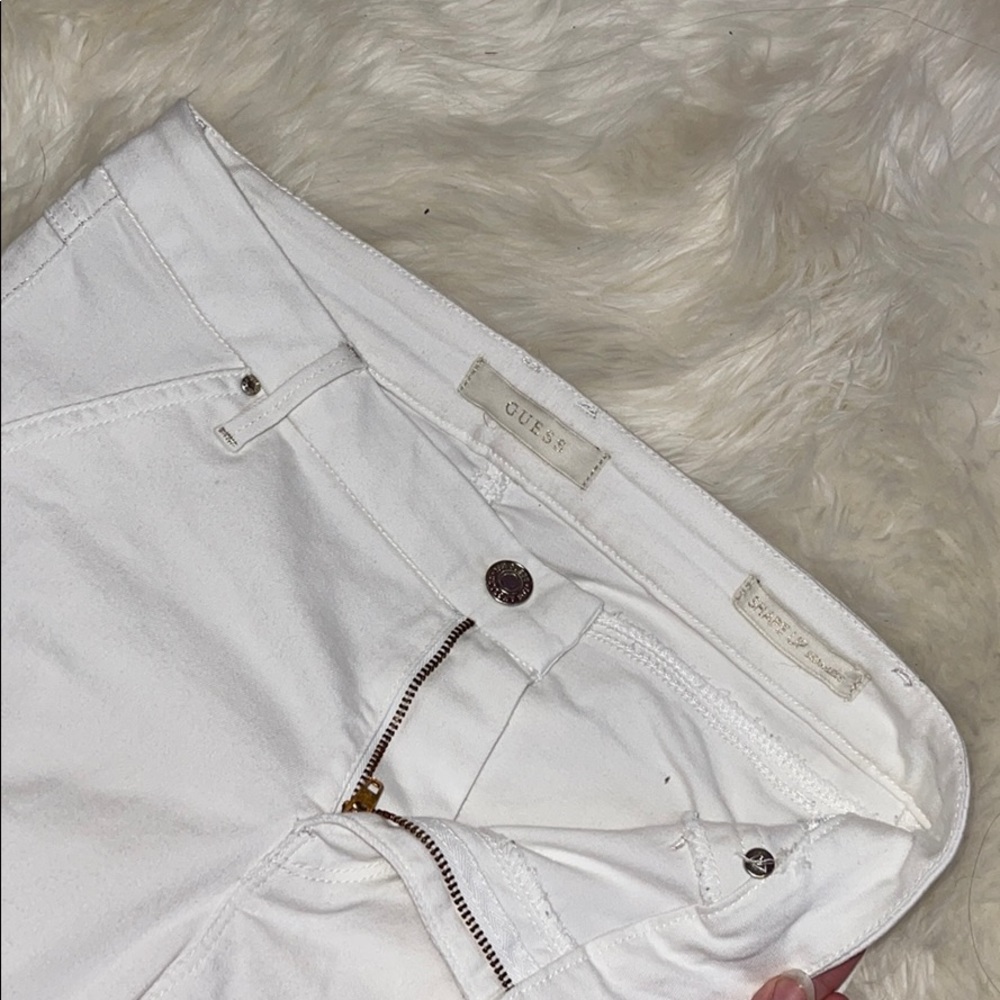GUESS women’s shape up seamless white jeans size 4 - Picture 10 of 12